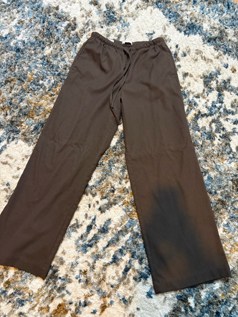 LOFT Wide Leg Women's Pants in Brown